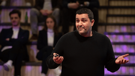 Youssef on stage